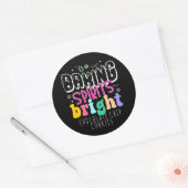 Baking Spirits Bright Vakantiekoek Cute Retro Ronde Sticker (Envelop)