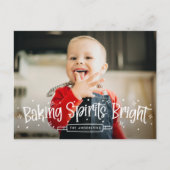 Baking spirits, foto feestdagenkaart (Voorkant)