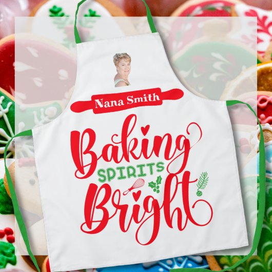 Baking Spirits Heldere grappige kerst nieuwigheid Schort