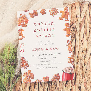 Baking Spirits met Bright Koekjeswisselkerst Kaart