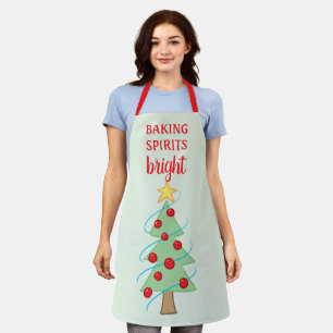 Baking Spirits voor helder kerstboomgeschaafd Schort