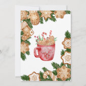 Baking spiritueux brillant de Noël invitation bisc (Dos)