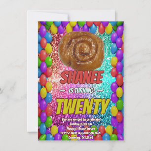 Baking Sweet Tooth Dessert Fun Party Invitation