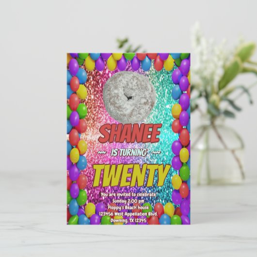 Baking Sweet Tooth Dessert Fun Party Invitation (Debout devant)