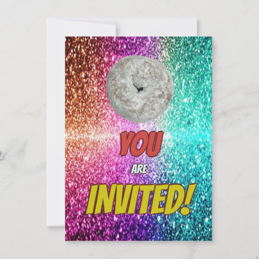 Baking Sweet Tooth Dessert Fun Party Invitation (Dos)