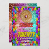 Baking Sweet Tooth Dessert Fun Party Invitation (Devant / Derrière)
