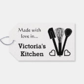 Baking Tools - Persoonlijke naam Cadeaulabel (Achterkant Horizontaal)