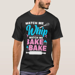 Baking Whisk Cupcake Stand Muffin Pan Pastry Whipp T-shirt