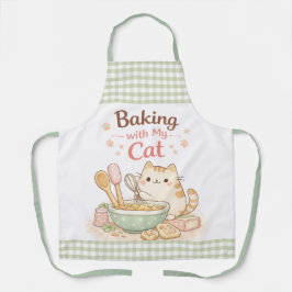 Baking with My Cat Kawaii Pastel Cute Kitty Schort