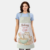Baking with My Cat Kawaii Pastel Cute Kitty Schort (Gedragen)