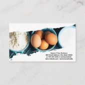Bakingrediënten Visitekaartje (Achterkant)