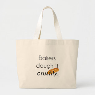 Bakken doen het! grote tote bag