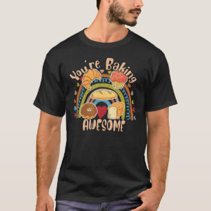 Bakken Geweldige bakker Gezegden Graphic T-shirt