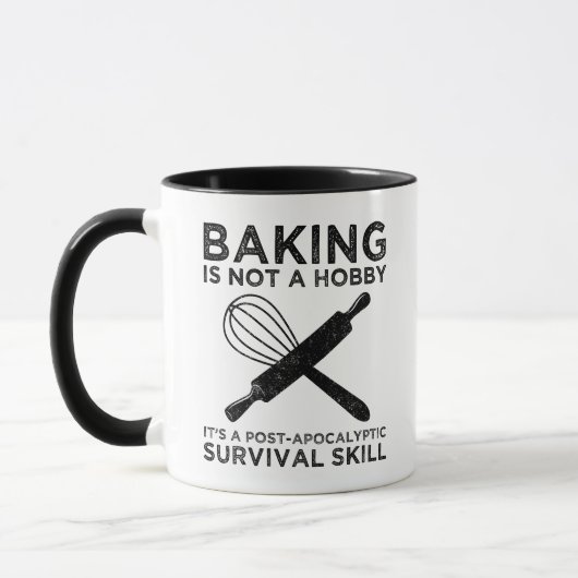 Bakken is geen hobby, het is een overlevingsvaardi mok (Links)