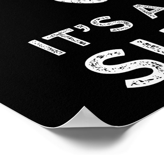 Bakken is geen hobby, het is een overlevingsvaardi poster (Hoek)