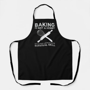 Bakken is geen hobby, het is een overlevingsvaardi schort
