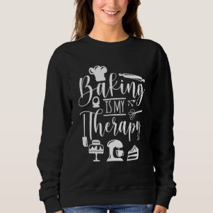 Bakken is mijn therapie voor bakkerswerk en muffin trui