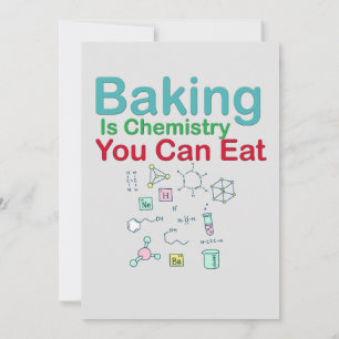 Bakken is scheikunde die je kunt eten kaart