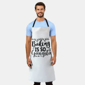 Bakken is zo gangsta schort (Gedragen)