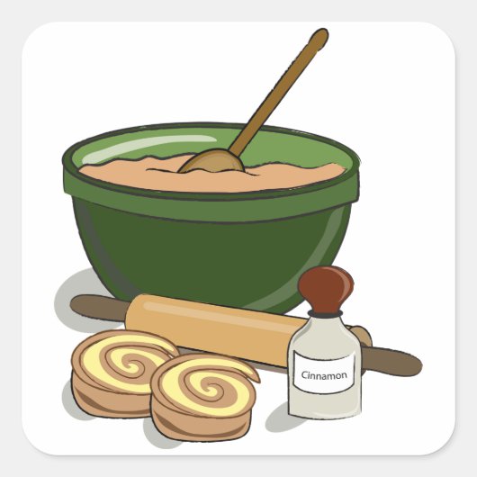 Bakken Kaneel Rolls Stickers (Voorkant)