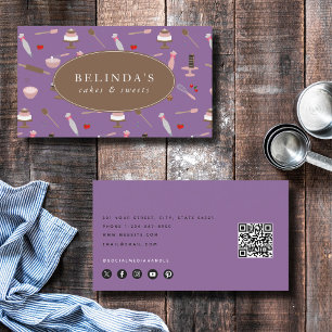 Bakken & Kookgerei Bakkerij Koken QR-code Visitekaartje