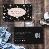 Bakken & Kookgerei Bakkerij Koken QR-code Visitekaartje