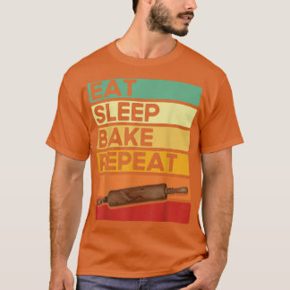 Bakken met een looplat t-shirt