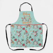 Bakken met mijn kabouters Modern Grappig Scandinav Schort (Voorkant)