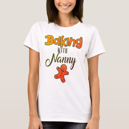 Bakken met nanny t-shirt (Voorkant)