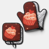 bakken ovenwant & pannenlap set (Voorkant / Achterkant)