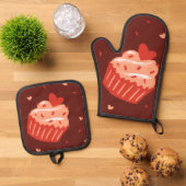 bakken ovenwant & pannenlap set (Top down)