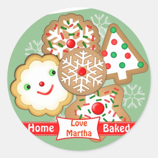 Bakken Santa Christmas Custom Stickers (Voorkant)