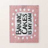 Bakken taarten is mijn jam puzzel legpuzzel (Verticaal)