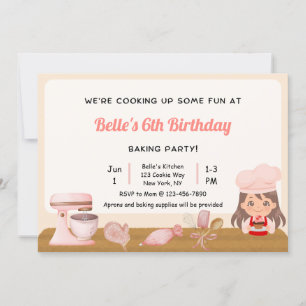 Bakken Verjaardagsfeest Uitnodiging