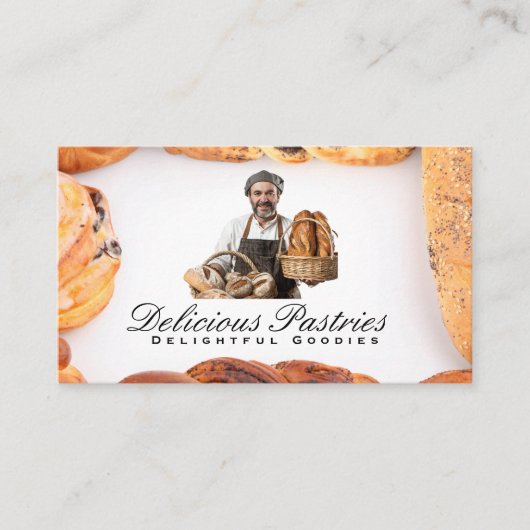 bakker | Baguettes en gebak Visitekaartje (Voorkant)
