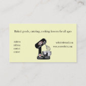 Bakker & Bakker Gebak Chef Visitekaartje (Achterkant)