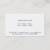 Bakker | Banketbakkerij Visitekaartje (Achterkant)