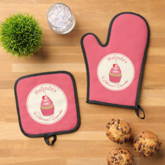 Bakker Cupcakes Ovenwant & Pannenlap Set