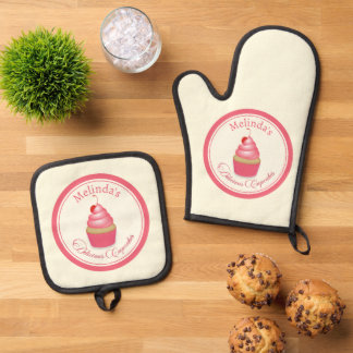 Bakker Cupcakes Ovenwant & Pannenlap Set