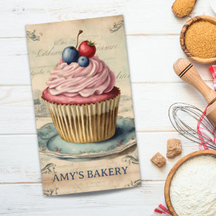 bakker gebak chef-kok cake bakkerij cupcake visitekaartje