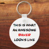 bakker, geweldige sleutelhanger (Voorkant)