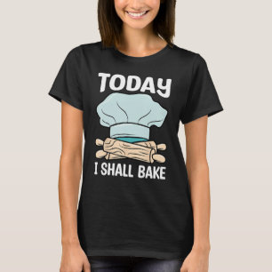 Bakker Ik zal bakken deskundige bakkers grafisch T-shirt