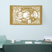 Bakker Pastry Chef Tarot Goud Product Spandoek (Beurs)