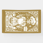 Bakker Pastry Chef Tarot Goud Product Spandoek (Horizontaal)