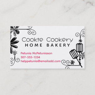 bakkerbakkersboetjes voor bloemen auto visitekaartje