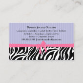 Bakkerdesserts Visitekaartje (Achterkant)