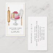 Bakkergebak Waterverf Visitekaartje (Voorkant / Achterkant)