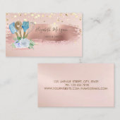 Bakkergereedschap, ventilator, Confetti, penseelst Visitekaartje (Voorkant / Achterkant)