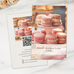Bakkerij Aangepaste Foto Social Media QR Code Flyer