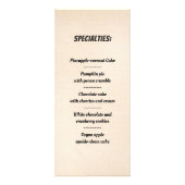 Bakkerij (aanpasbaar) reclamekaart (Achterkant)